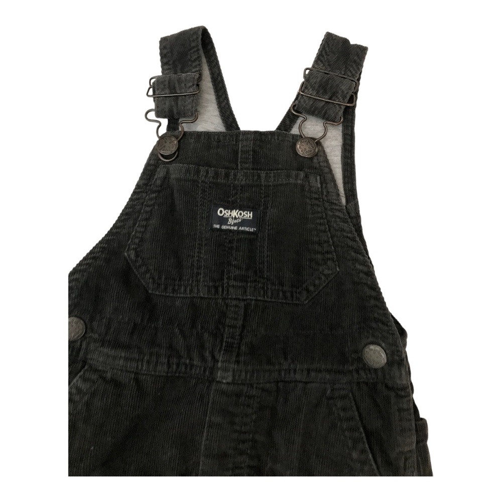 OshKosh B'gosh Black Kids Overalls - Picture 3 of 4